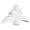 Ekena Millwork Davenport Architectural Grade PVC Gable Bracket, 48"W x 22"H x 6"D x 6"F, 11/12 Pitch GBP048X22X0606DAV00 - alternate 1